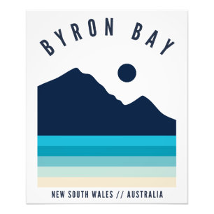 Impression Photo Byron Bay Nouvelle-Galles du Sud Australie Retro V