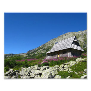 Impression Photo Cabane dans la vallée des Cinq Étangs, Tatras Phot