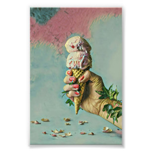 Impression Photo Cadeau amoureux de crème glacée