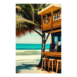 Impression Photo Cafe Bar de la plage de Bali
