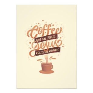 Impression Photo Café Lover Et Jésus