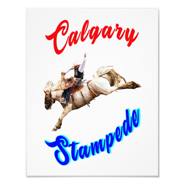Impression Photo Calgary Canada Chevaux Juillet Riders Calgary Stam (Devant)