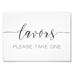 Impression Photo Calligraphie Script Mariage Faveurs Signer