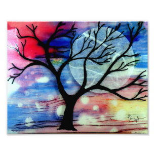 Impression Photo Calques transparents Arbre et Encre