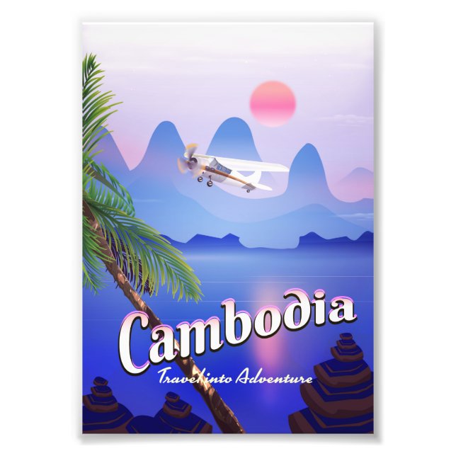 Impression Photo Cambodge : Voyager dans l'aventure (Devant)