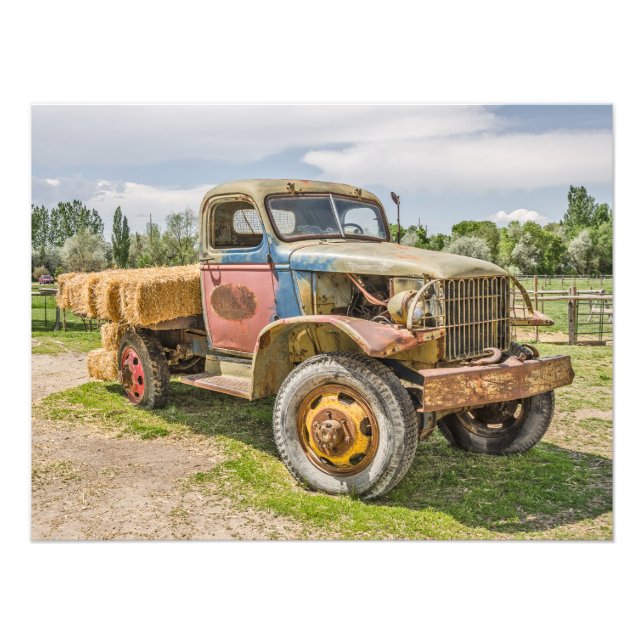 Impression Photo Camion de plusieurs couleurs - Pères; Pères; Pères (Devant)