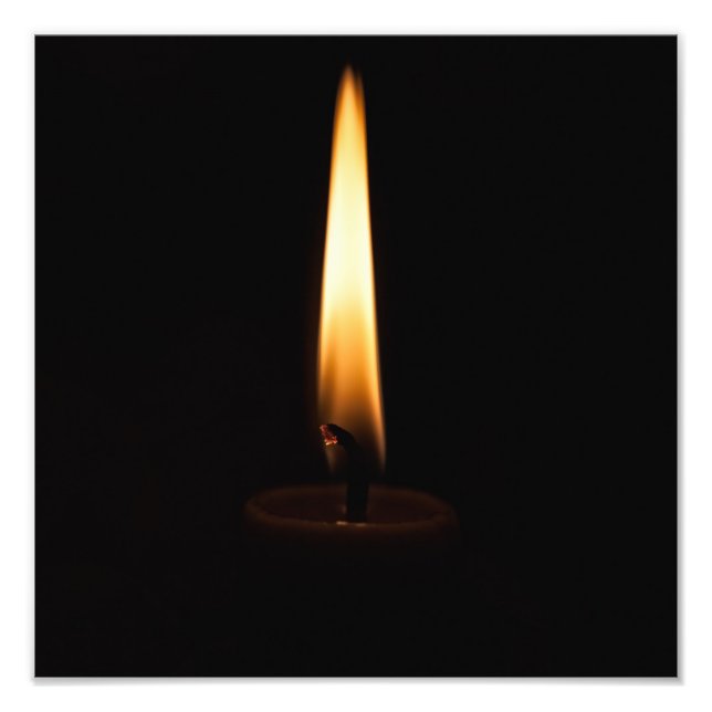 Impression Photo Candle Flame 2 (Devant)