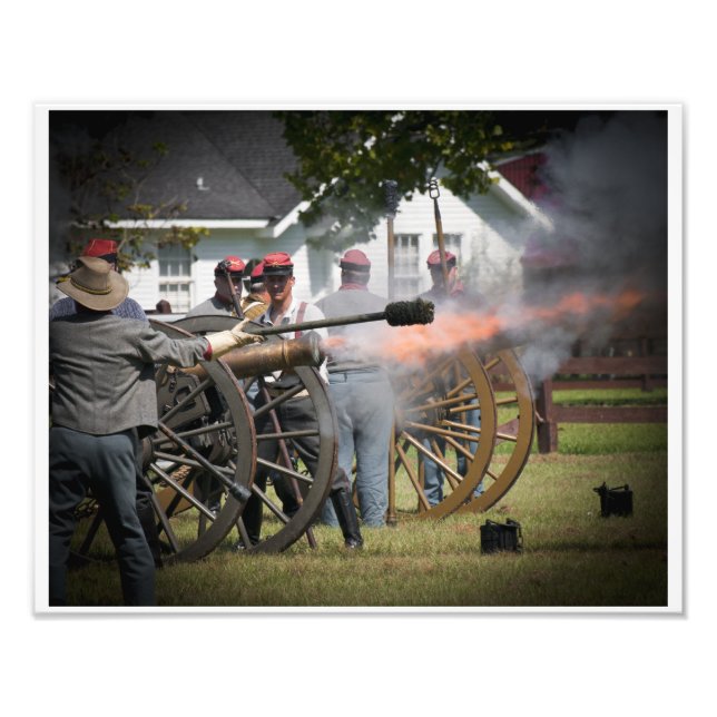 Impression Photo Cannon de guerre civile (Devant)