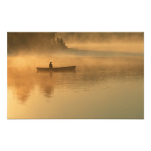 Impression Photo canotier, Parc Algonquin, Ontario, Canada.