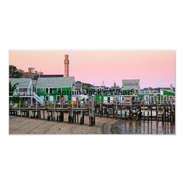 Impression Photo Capitaine Jack's Wharf - Provincetown, MA (Devant)