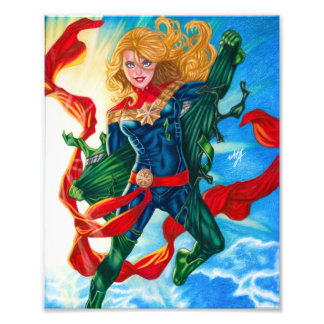 Impression Photo Captain Marvel ~ Carol Danvers