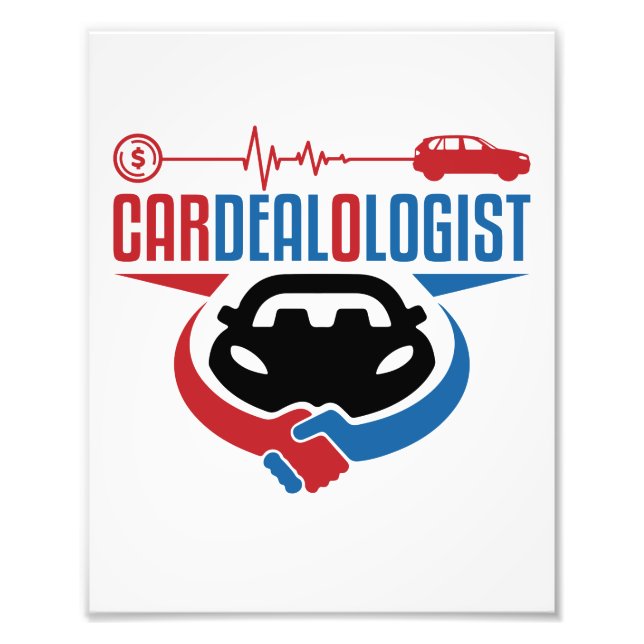 Impression Photo Cardealologist Vendeur automobile (Devant)