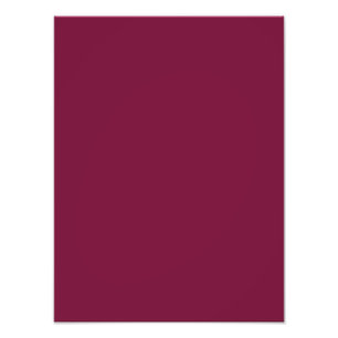 Impression Photo Cardinal Bourgogne Rouge Solid Trend Arrière - pla