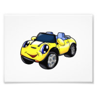 Caricature de voiture jaune mignon|Choisir la coul