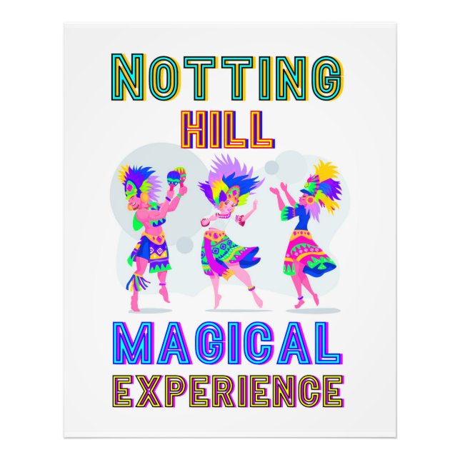 Impression Photo Carnaval de Notting Hill Londres Angleterre Danseu (Devant)