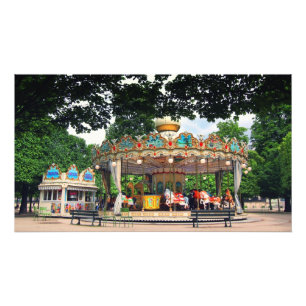 Impression Photo Carrousel dans les Tuileries, Paris, France