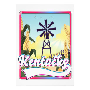 Impression Photo Carte de voyage de l'île Bathurst Canada