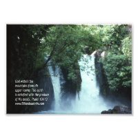 Cascade de Banias et Psaume 104:13