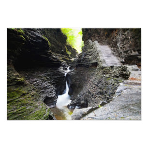 Impression Photo Cascade étroite, Watkins Glen