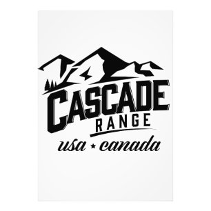 Impression Photo Cascade Range logo États-Unis Canada.