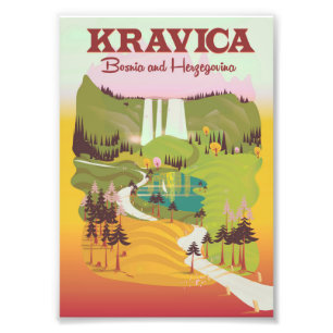 Impression Photo Cascades de Kravica  Bosnie-Herzégovine