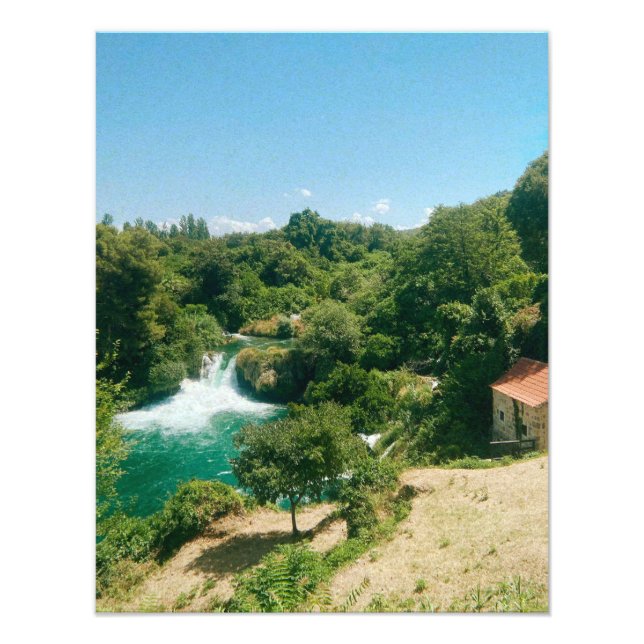 Impression Photo Cascades de Krka - Parc national de Krka - Croatie (Devant)