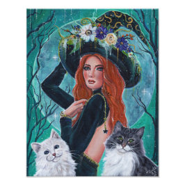 Impression Photo Cassandra Halloween sorcière par Renee Lavoie