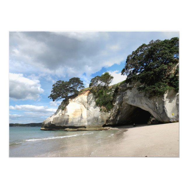 Impression Photo Cathedral Cove, Coromandel, Nouvelle-Zélande (Devant)