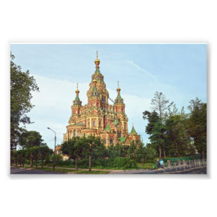Impression Photo Cathédrale Saint Pierre et Paul, Peterhof, Russie