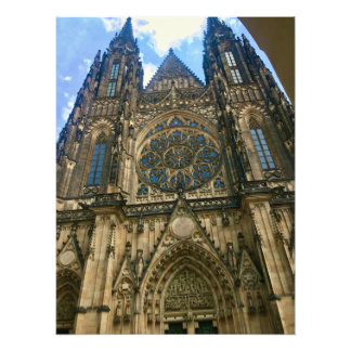 Impression Photo Cathédrale Saint-Vitus à Prague, République Tchèqu