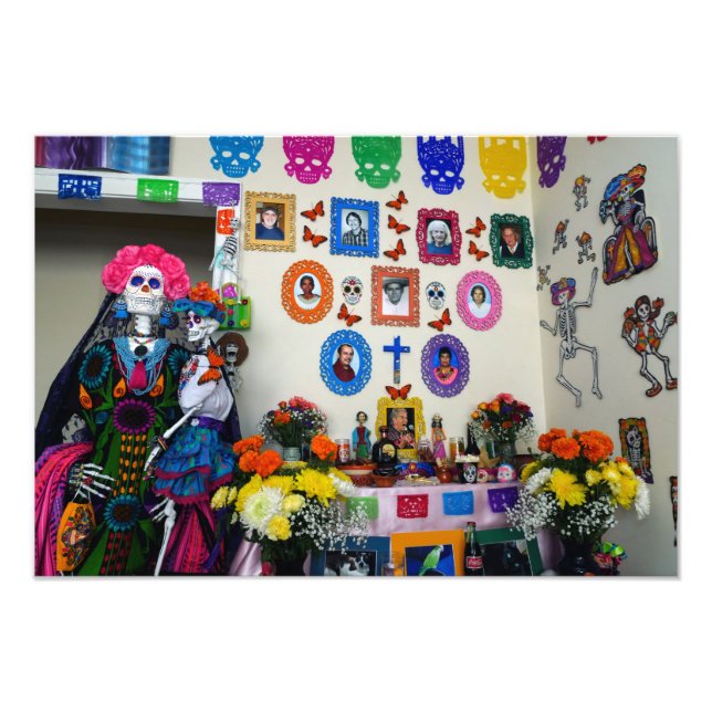 Impression Photo Catrina Mère et Enfant Ofrenda (Devant)