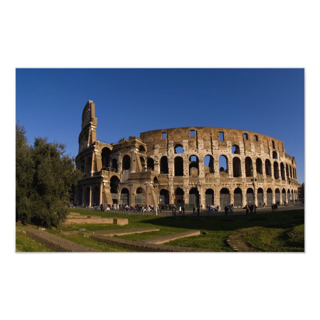 Impression Photo Célèbre Colisée à Rome Italie Classement 2 (Devant)
