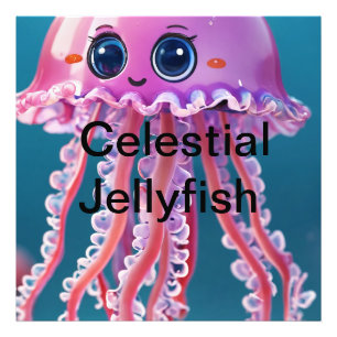 Impression Photo Célestial Jellyfish