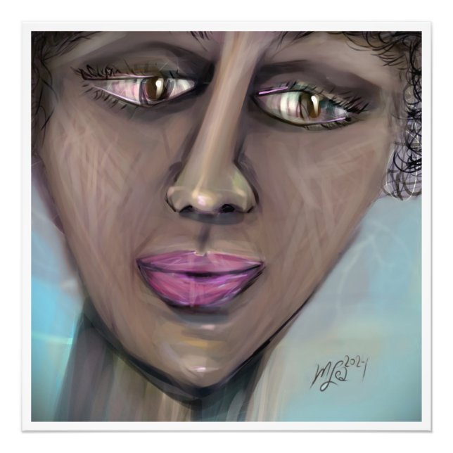 Impression Photo Centered Personality Portrait Modern Feminine  (Devant)