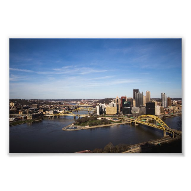 Impression Photo Centre-ville de Pittsburgh, Pennsylvanie (Devant)