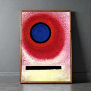 Impression Photo Cercle bleu II par Kandinsky, 1925