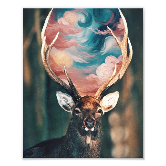 Impression Photo Cerf (Devant)