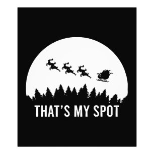Impression Photo C'est amusant, c'est My Spot Xmas Session Père Noë