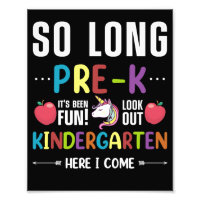 C'est fini la maternelle, j'arrive en pré-maternel