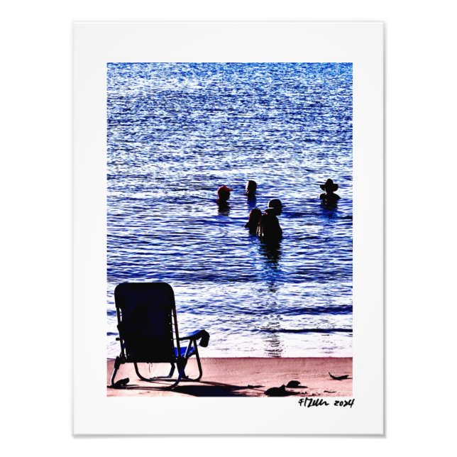 Impression Photo Chaise solitaire. (Devant)