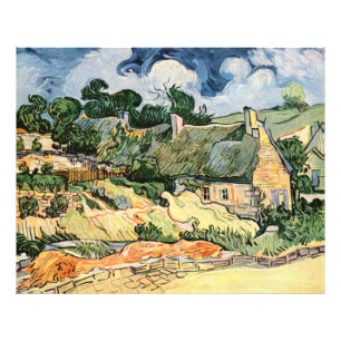 Impression Photo Chalets à Cordeville Vincent van Gogh