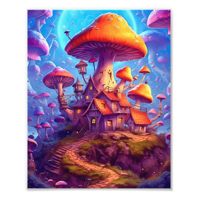 Impression Photo Champignons psychédéliques (Devant)