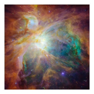 Impression Photo Chaos au coeur du composite Spitzer Hubble Orion