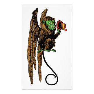 Impression Photo Chapeau de singe volant maléfique de l'assistant v