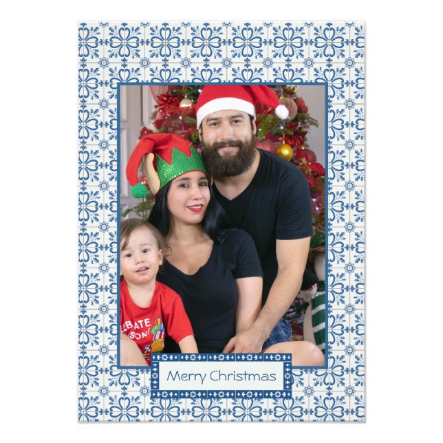 Impression Photo Charleterie de Noël et pétales de fleurs (Devant)