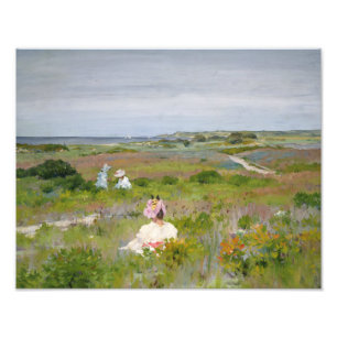 Impression Photo Chasse de William Merritt - paysage - Shinnecock,