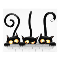 Chats Naughty, Playful et drôle de personnages