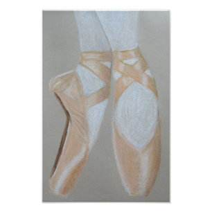 Impression Photo Chaussure de ballet de Pointe