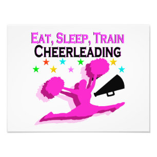 IMPRESSION PHOTO CHEERLEADER DE TRAIN DE SOMMEIL ROSE EAT