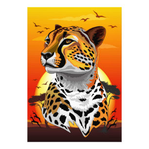 Impression Photo Cheetah African Feline Wild Animal